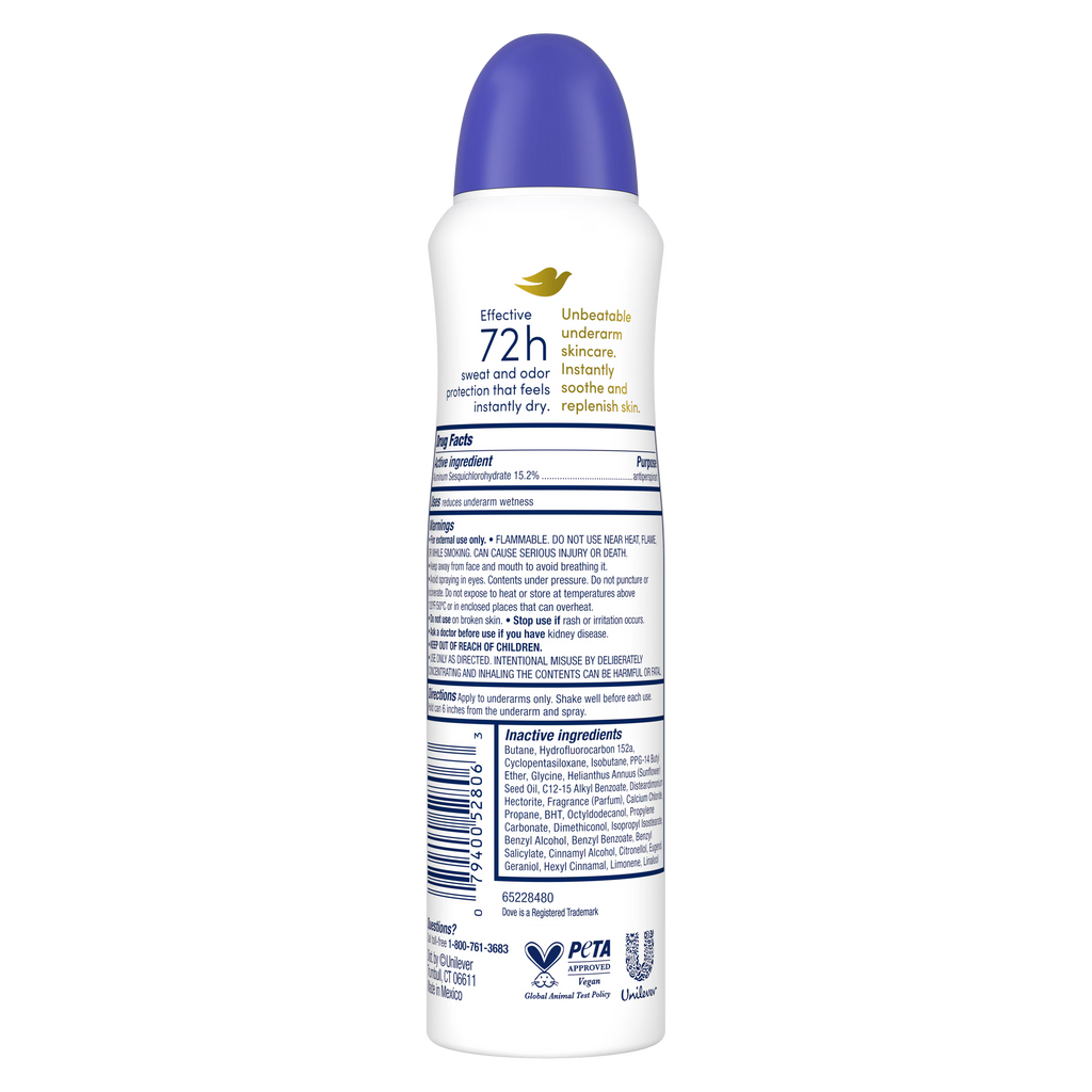 Dove Original Body Spray 150 ML x (6) Pack