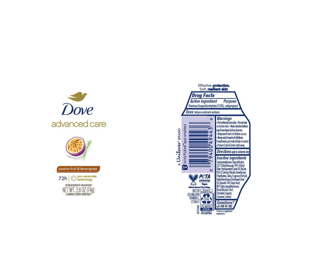 Dove Passion Fruit Body Spray 150 ML x (6) Pack