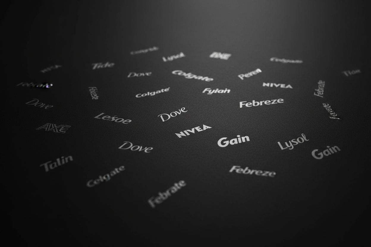 Dark Brand Names Background