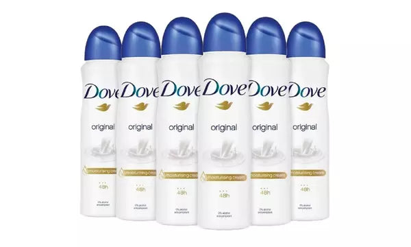 Dove Original Body Spray 150 ML x (6) Pack